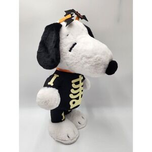 Dandee Peanuts‎ Halloween Snoopy Skeleton Door Greeter NWT 24 Inches Tall